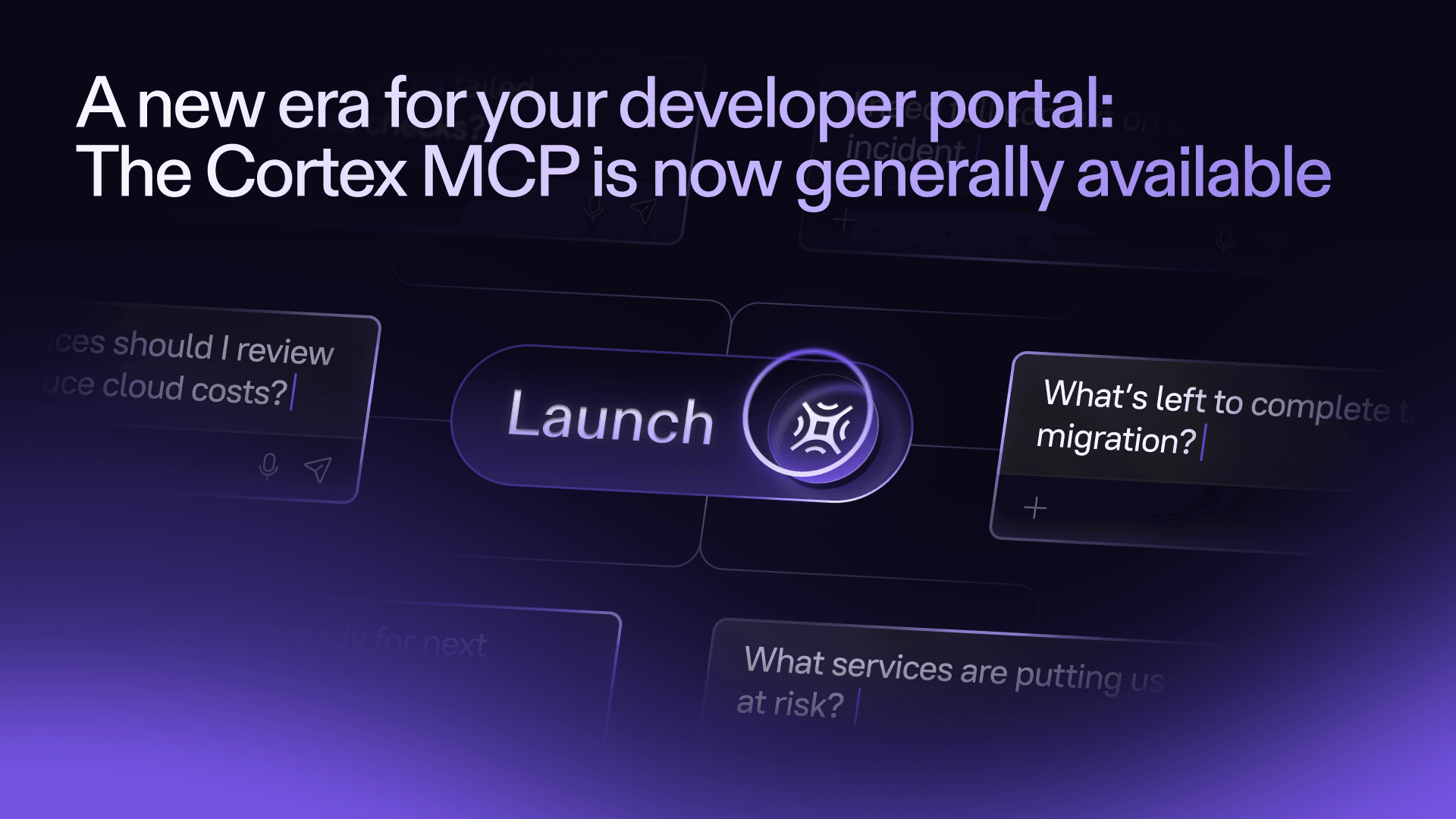 A new era for your developer portal: The Cortex MCP is now generally available