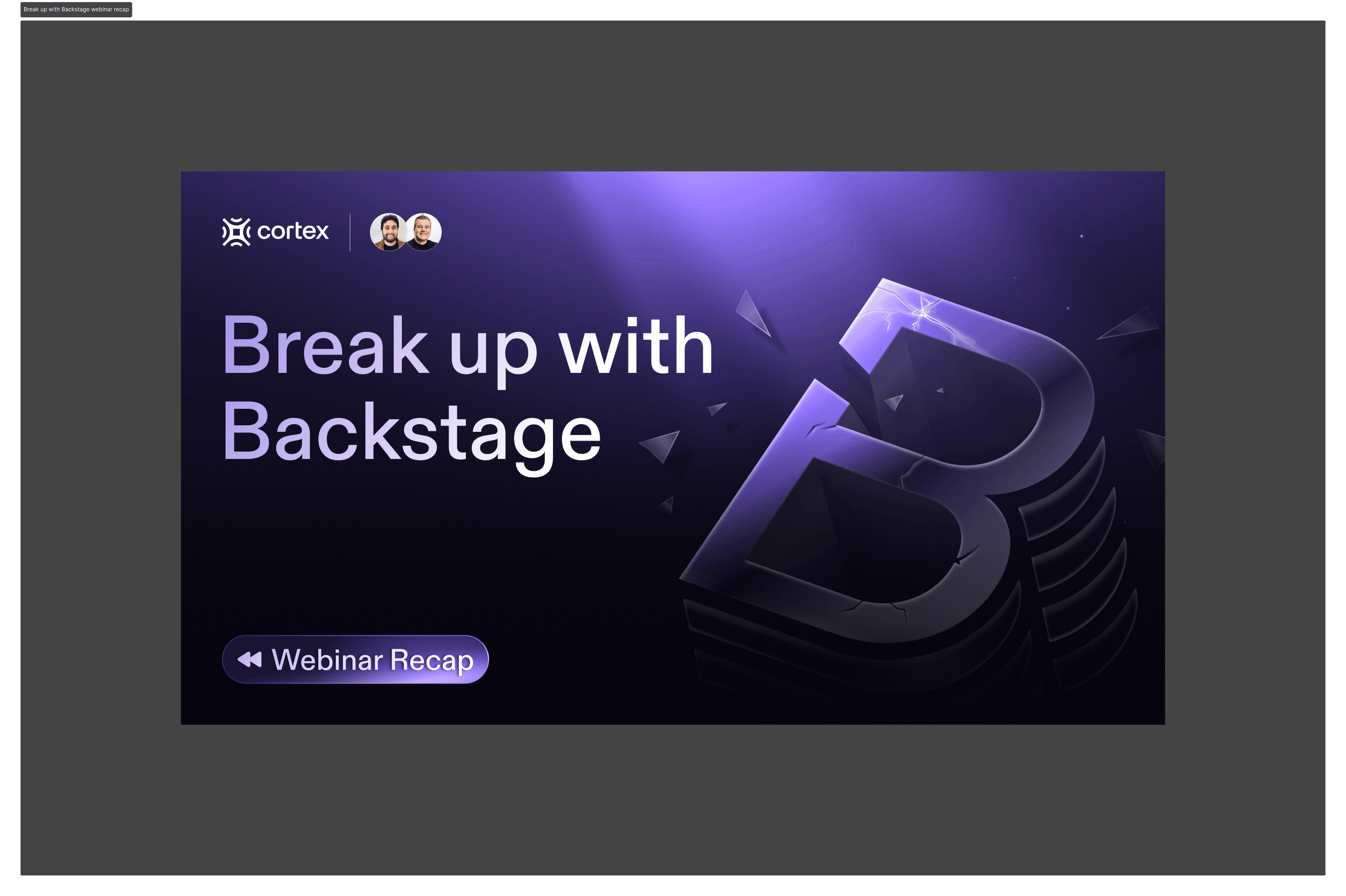 Breaking up with backstage: Why “free” open source isn’t always free