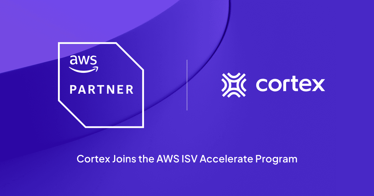 Cortex Joins the AWS ISV Accelerate Program