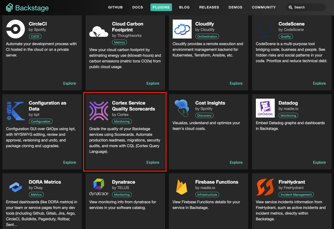 Spotify Backstage Quick Start Tutorial & Plugin Guide Cortex